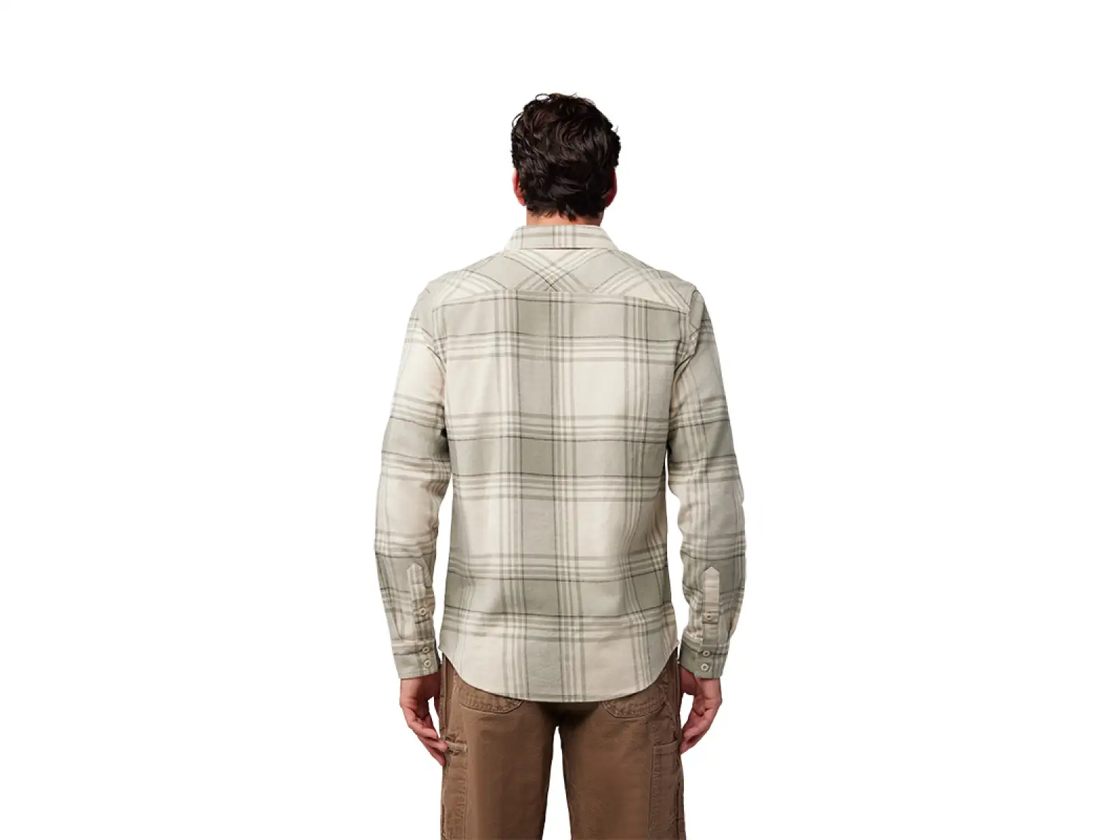 Fox Traildust Flannel men's shirt Cream
