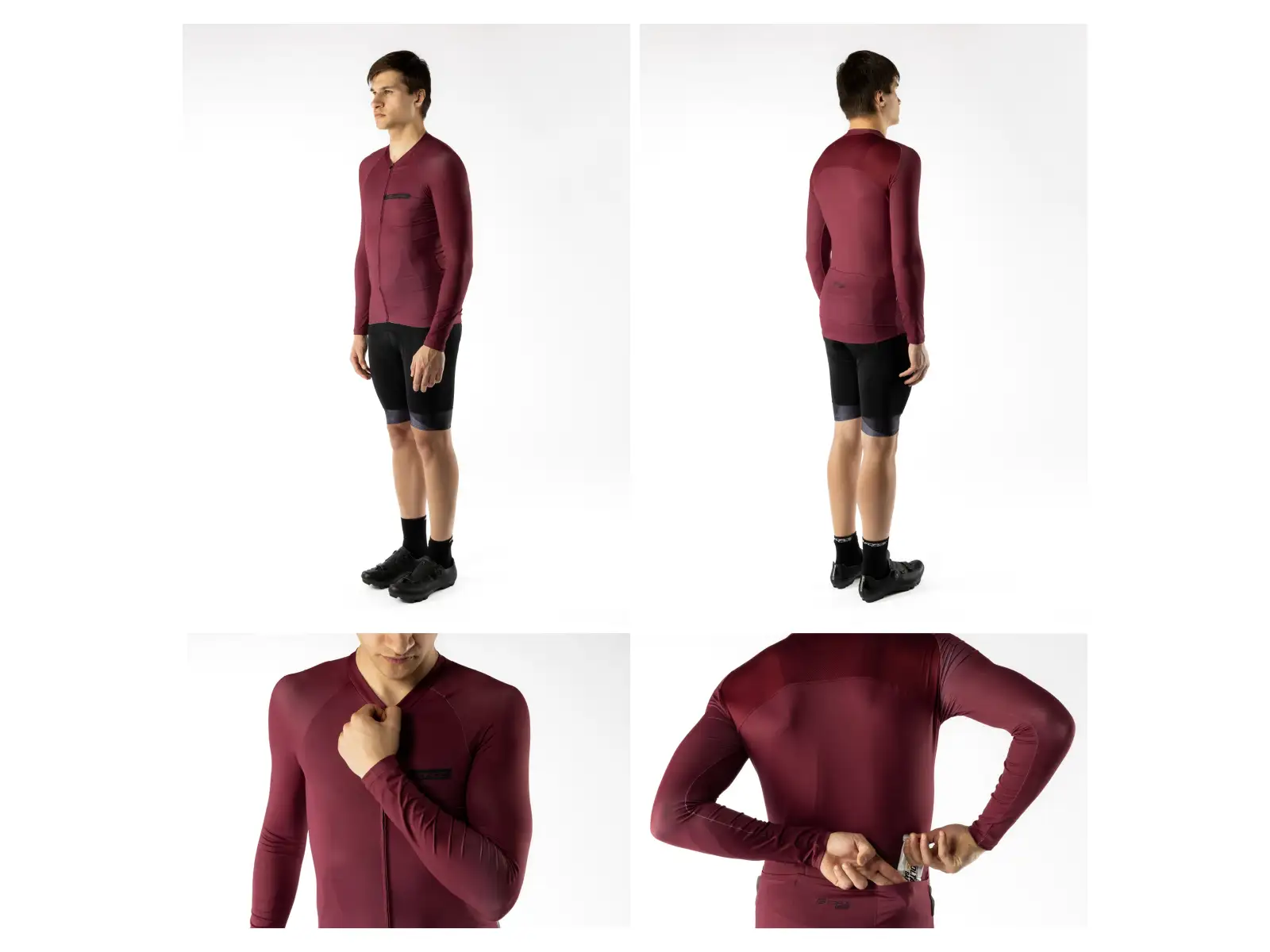 Force Charm Uni jersey long sleeve Bordeaux