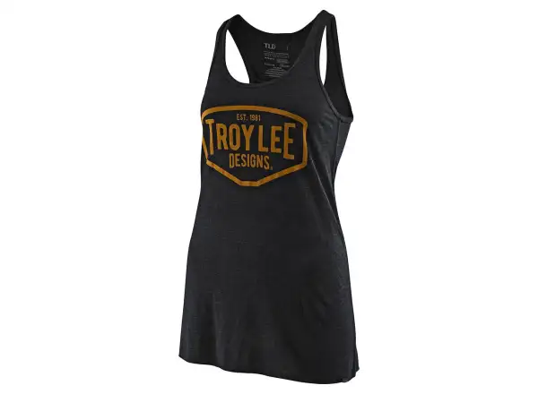 Troy Lee Designs Women Motor Oil Tank women's top Heather Black