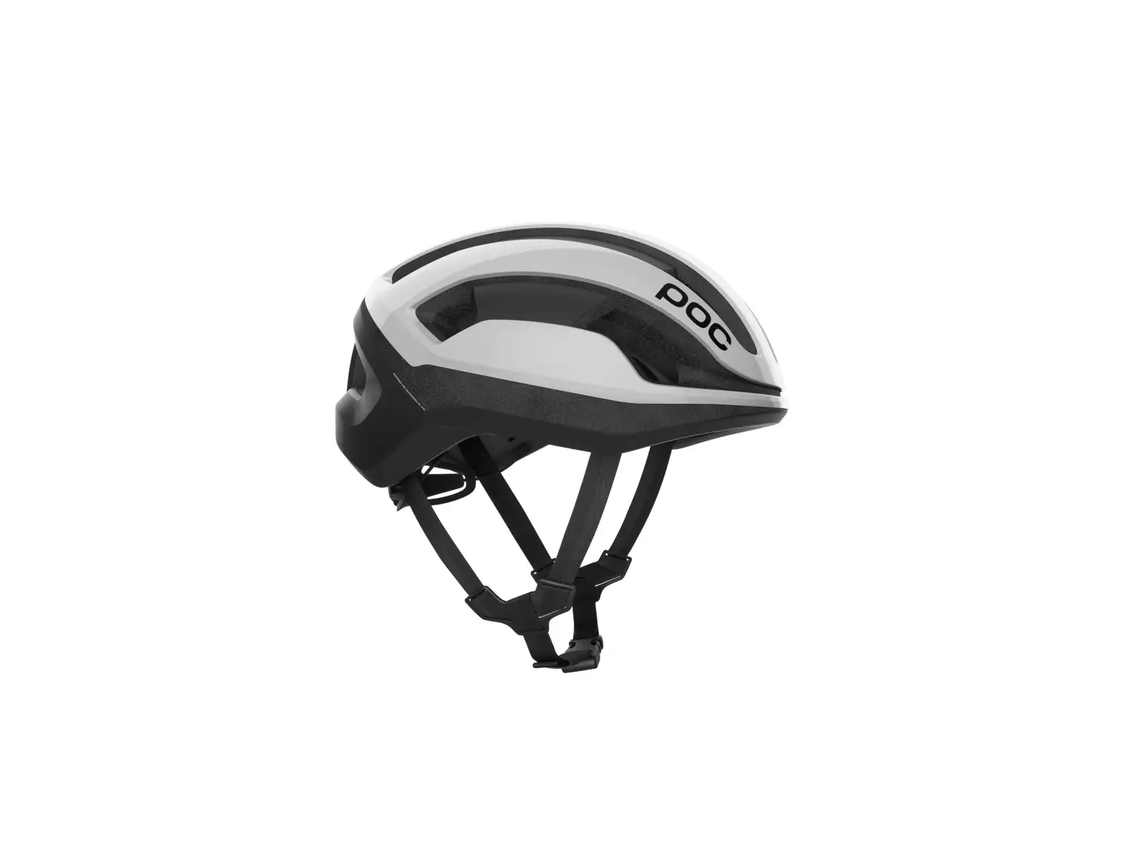 POC Omne Lite road helmet Hydrogen White/Uranium Black Matt