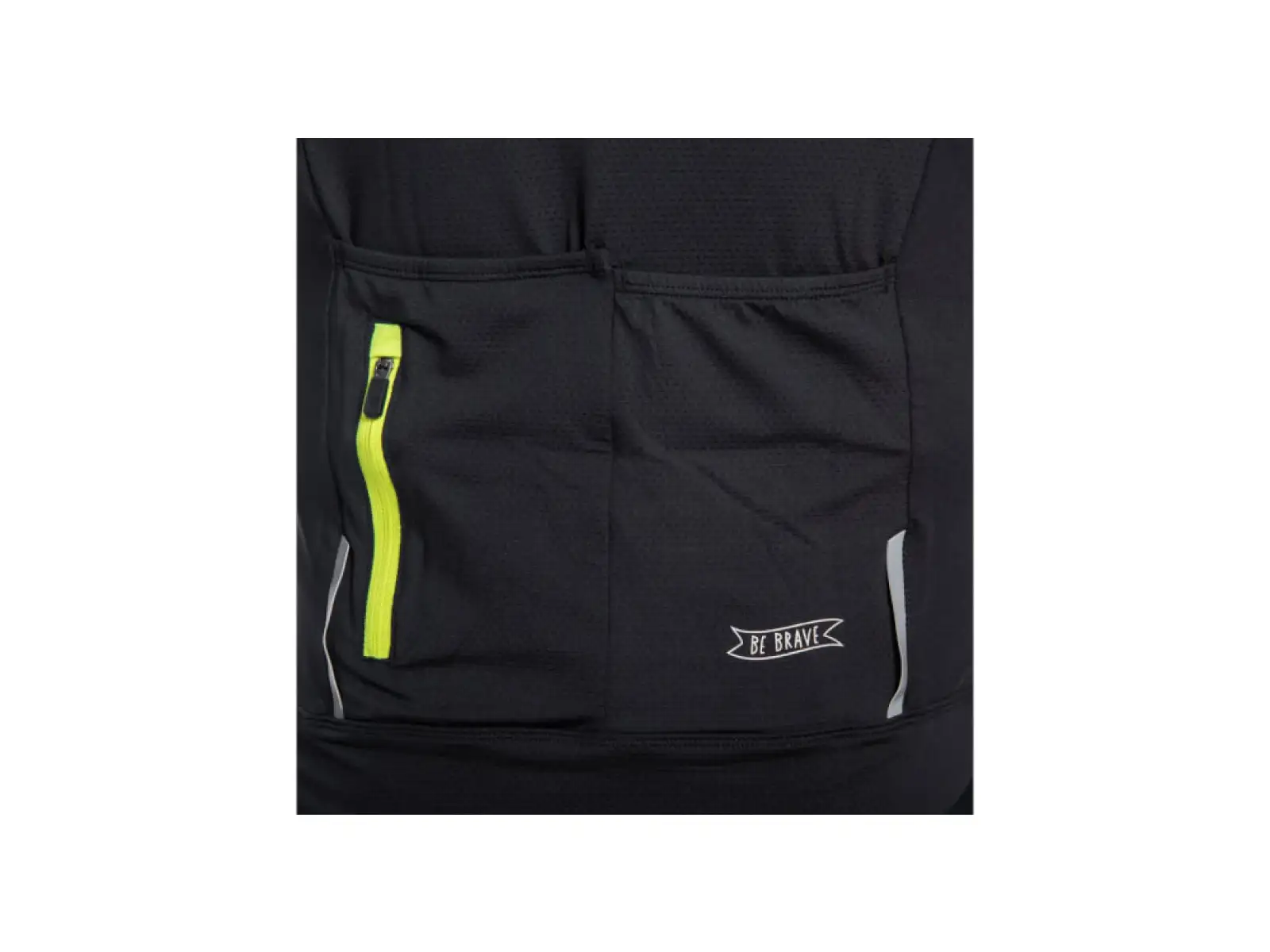 Sensor Cyklo Coolmax Classic men's jersey with short sleeve True Black