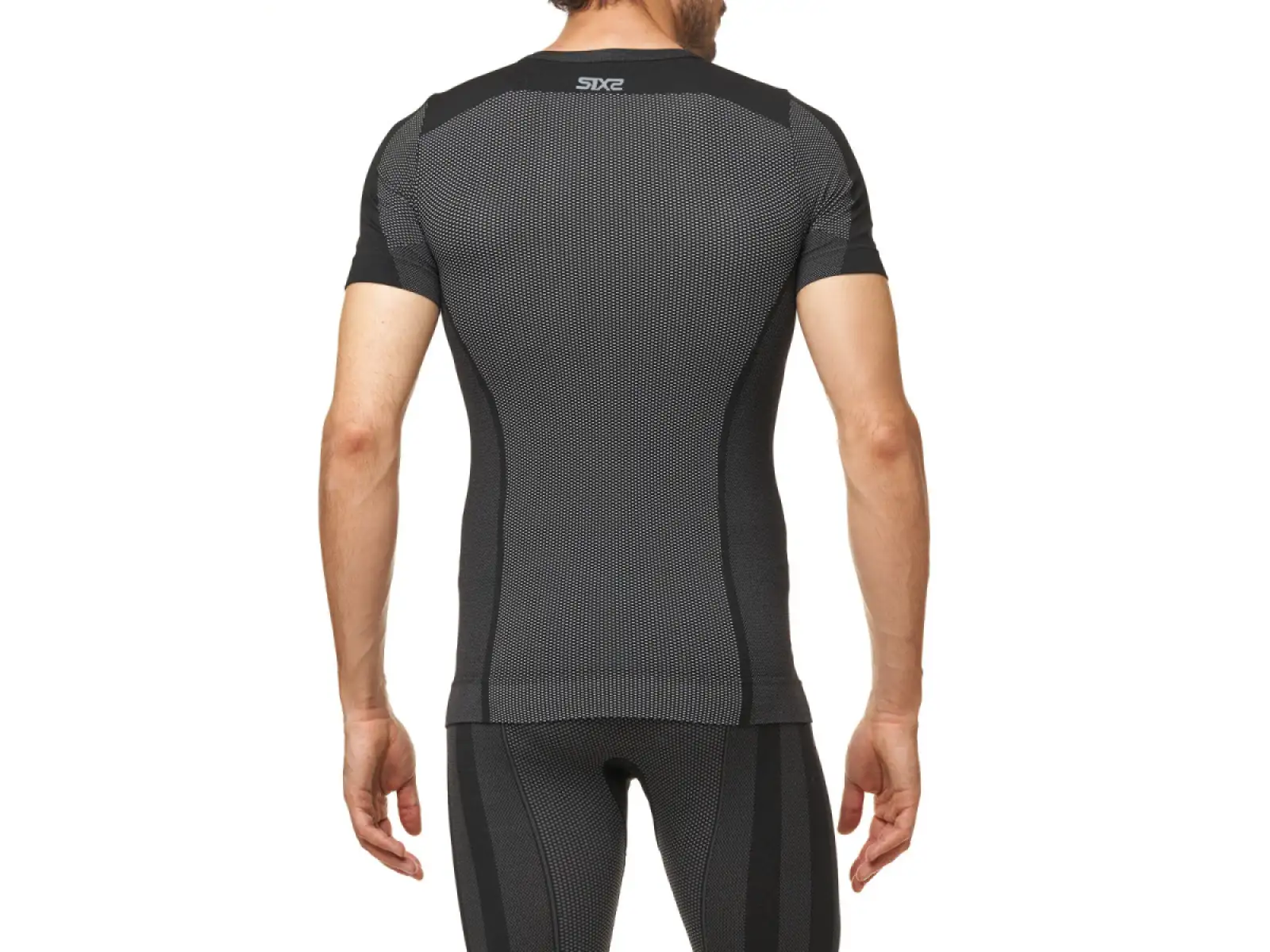 SIXS TS1 V2 functional shirt short-sleeve carbon black