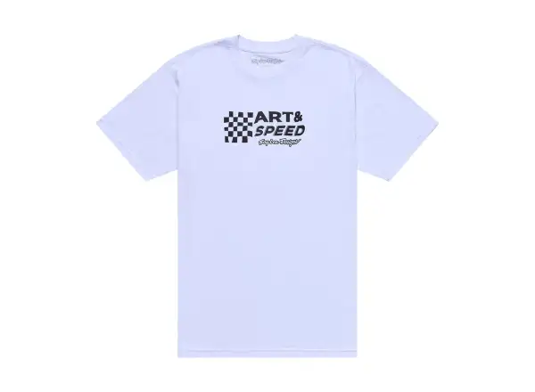 Troy Lee Designs Finish Line men's T-shirt short sleeve White