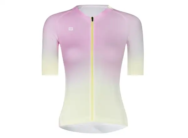 Force Stain women's jersey short sleeve yellow/pink
