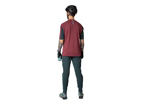 Dynafit Ride men's jersey short sleeve Burgundy