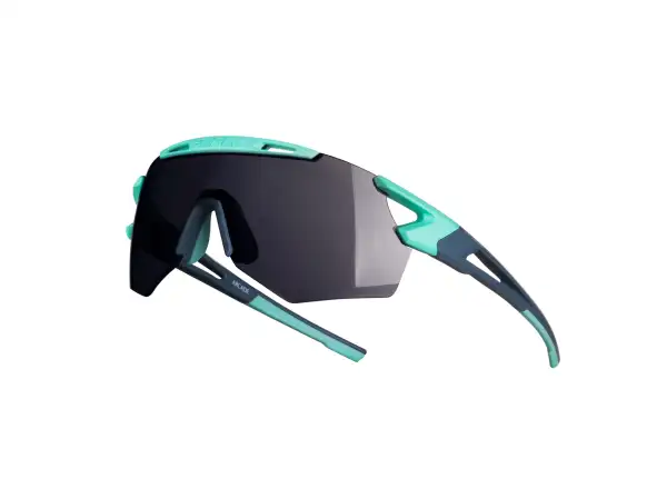 Force Arcade cycling glasses Mint-stormy Blue/black mirror lenses