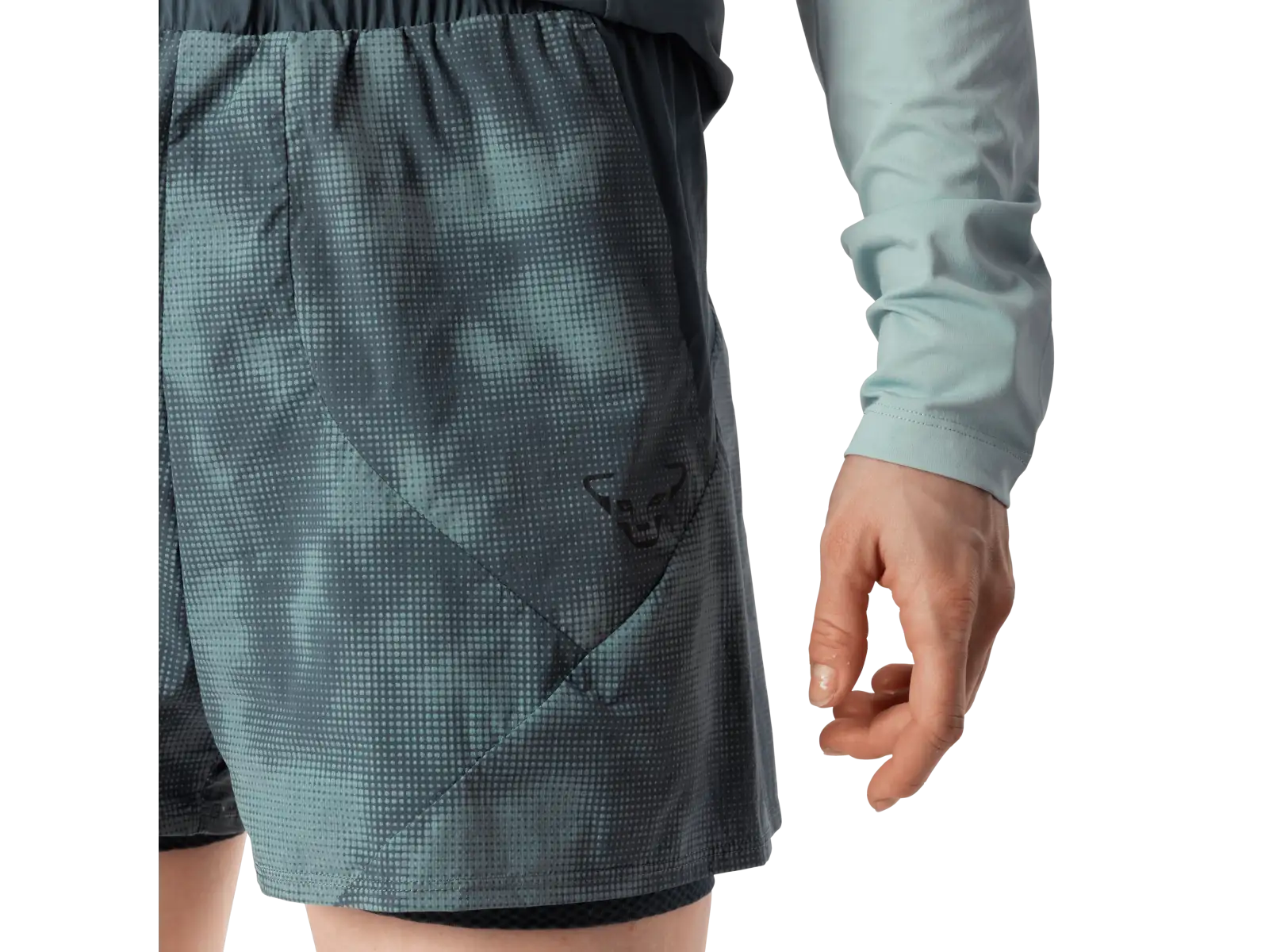 Dynafit Trail Reflective 2in1 women's running shorts Cinder