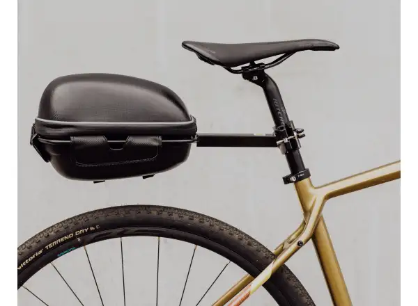 Force Crust saddle bag with holder Black