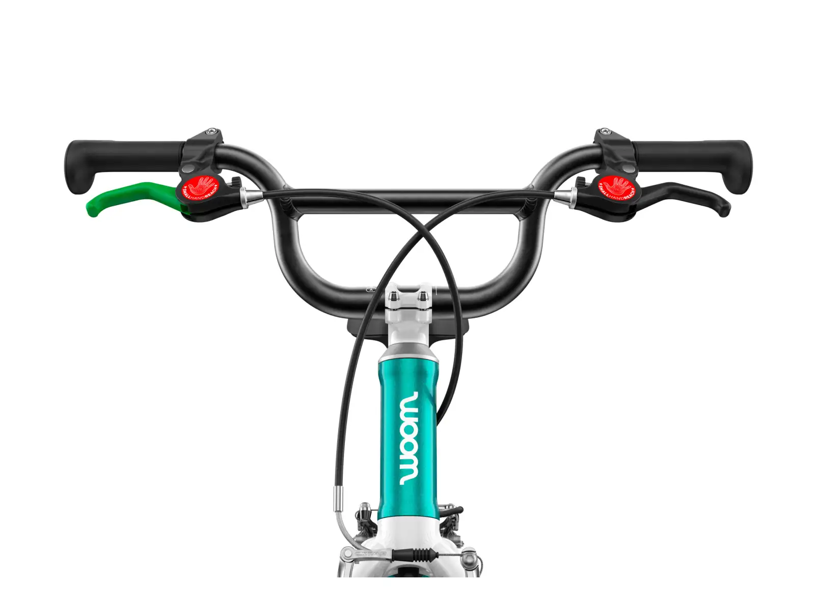 Woom GO 3 Automagic children's bike 16" Metallic Turquoise