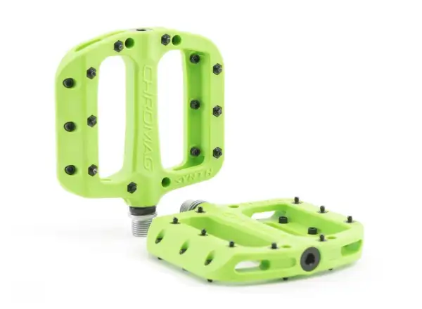 Chromag Synth platform pedals green