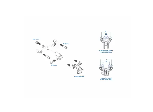 Ritchey Universal Stem Mount mount for GoPro and Lollipop Wide 22-35