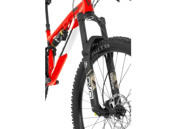Rock Machine Blizzard 70-297 red/white full suspension mountain bike