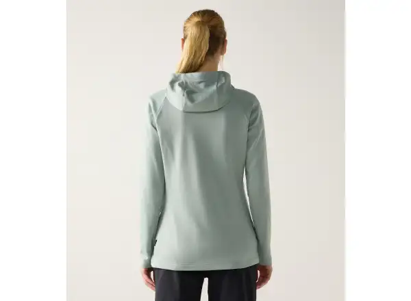 Haglöfs Korp Mid Hood women's sweatshirt Dew Green