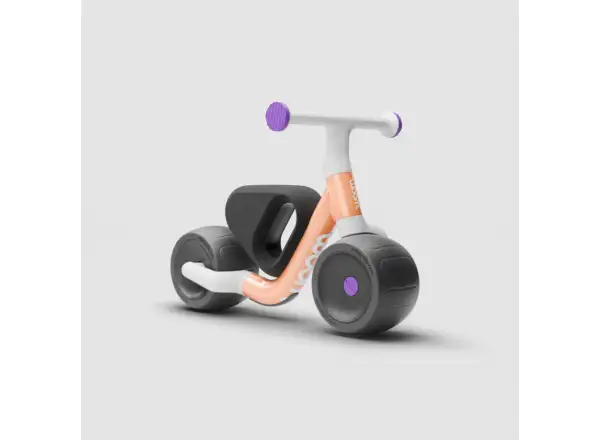 Woom WOW children's balance bike Pop Peach