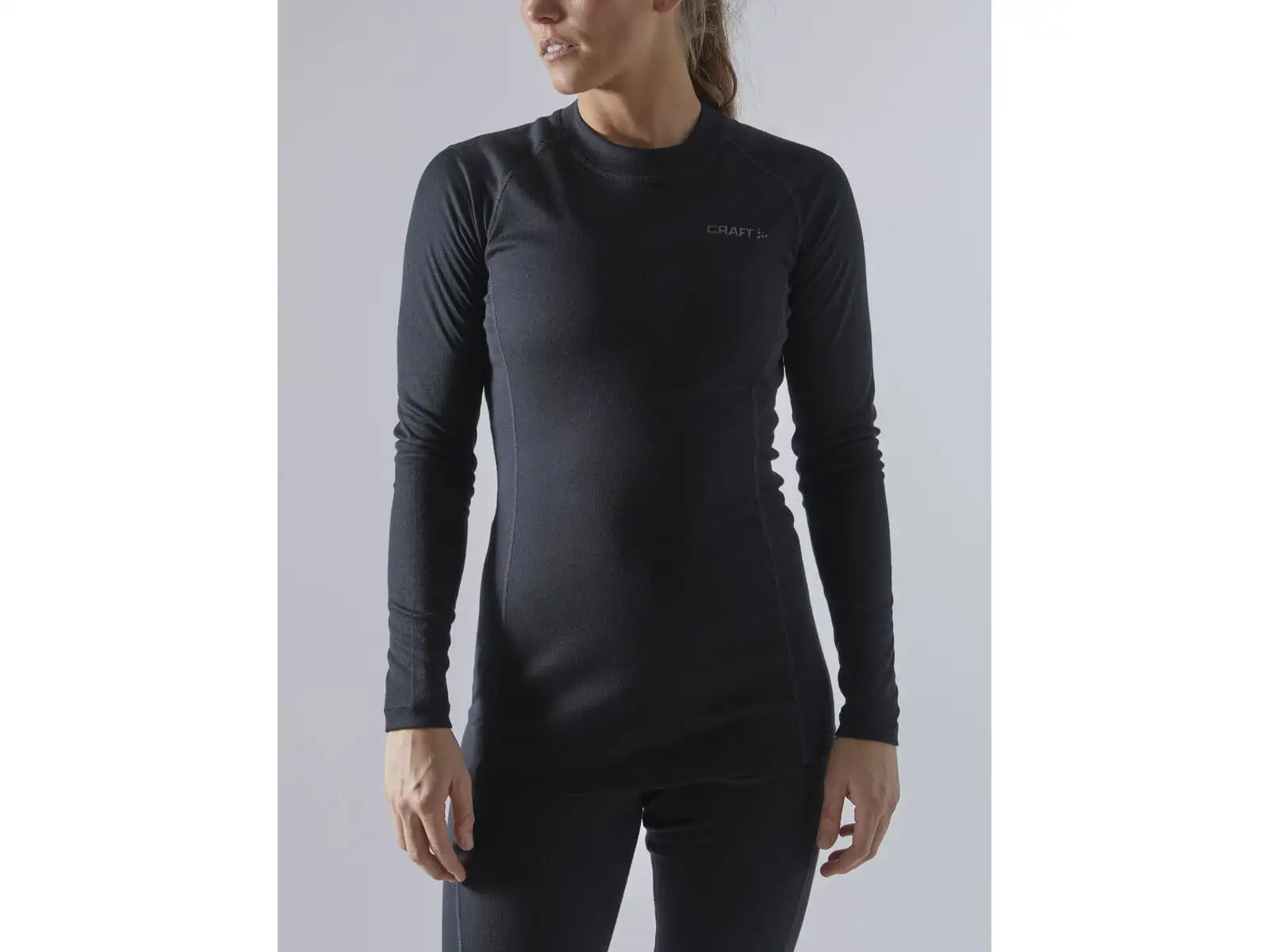 Craft Core Warm Baselayer women's set long sleeve shirt+pants black