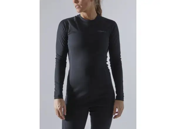Craft Core Warm Baselayer women's set long sleeve shirt+pants black