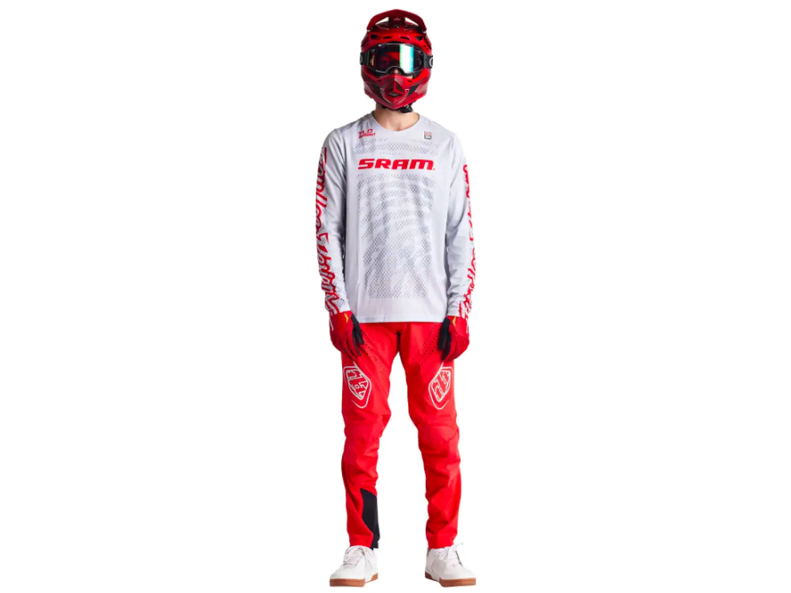 Troy Lee Designs Sprint Sram Shifted Jersey men's jersey long sleeve Cement