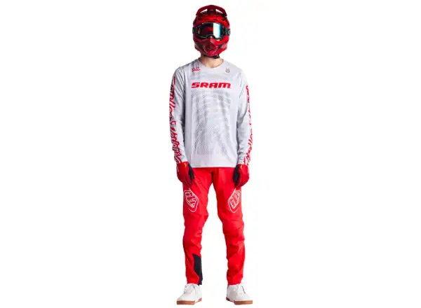 Troy Lee Designs Sprint Sram Shifted Jersey men's jersey long sleeve Cement