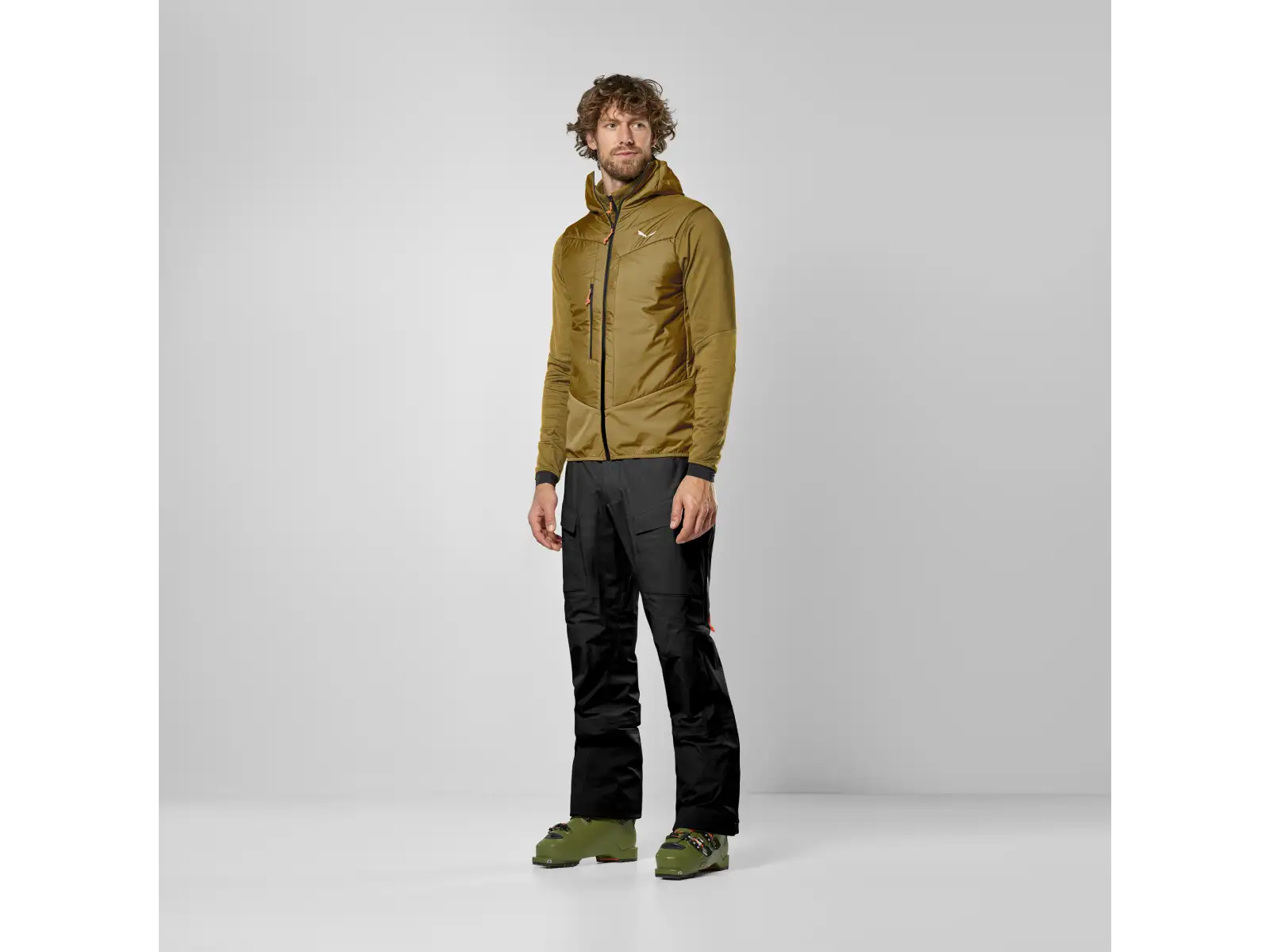 Salewa Sella Durastretch/Tirolwool® Responsive men's vest Golden Brown