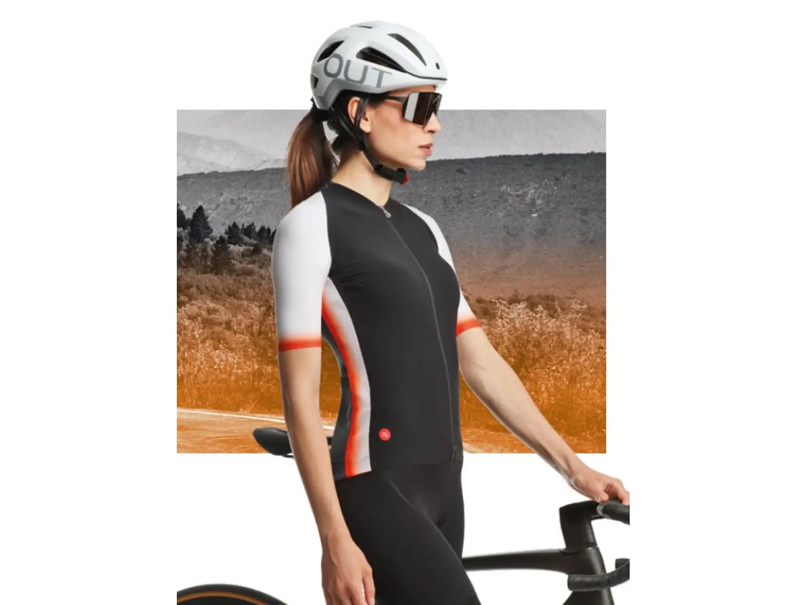 Dotout Backbone women's jersey short sleeve Black