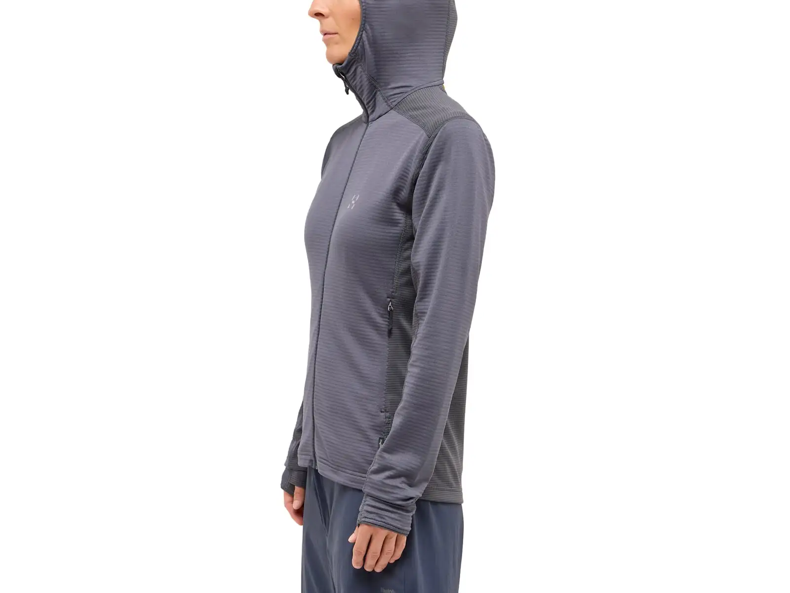 Haglöfs L.I.M Mid Multi Hood women's hoodie dark grey