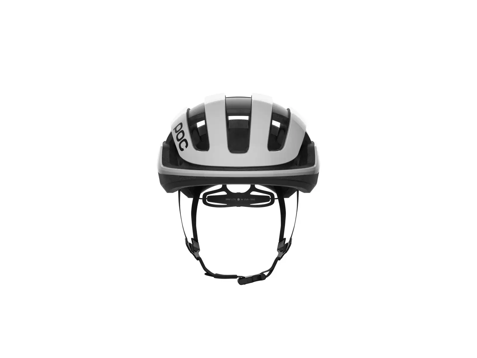 POC Omne Lite road helmet Hydrogen White/Uranium Black Matt