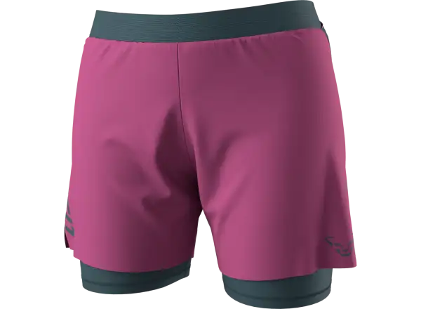 Dynafit Alpine Pro 2in1 women's running shorts Magenta