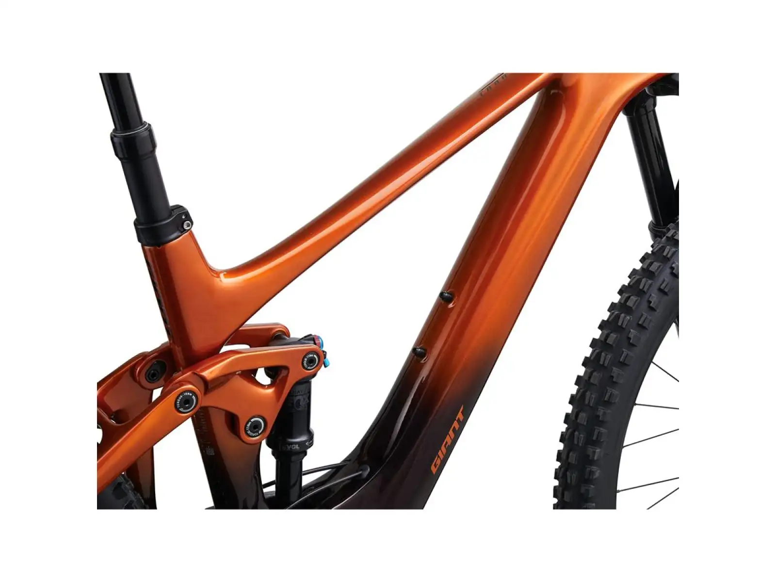 Giant Trance X Advanced E+ EL 2 mountain e-bike Amber Glow / Cordovan