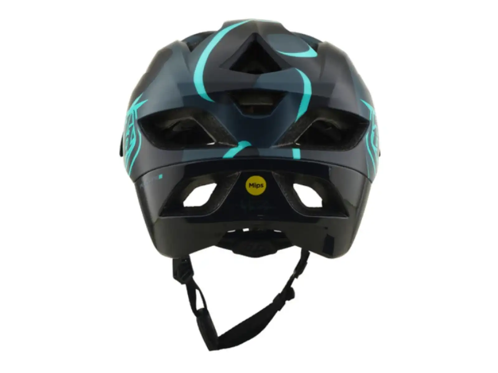 Troy Lee Designs Flowline SE MIPS helmet Badge Carbon/Real Teal