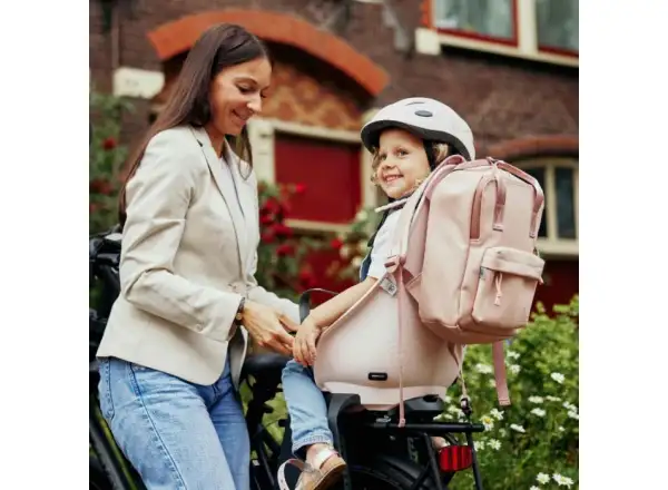 Urban Iki rear seat with carrier adapter Sakura Pink/Shinju White