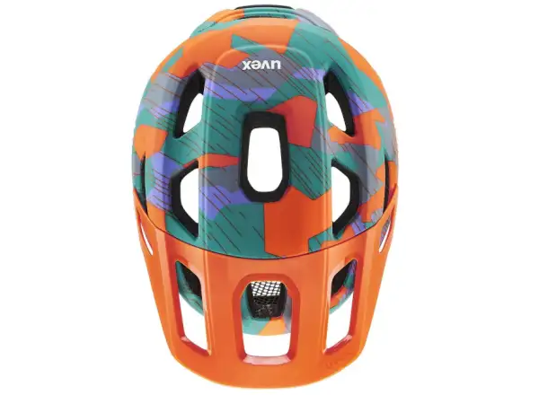 Uvex React Jr. children's helmet Papaya/Camo Matt
