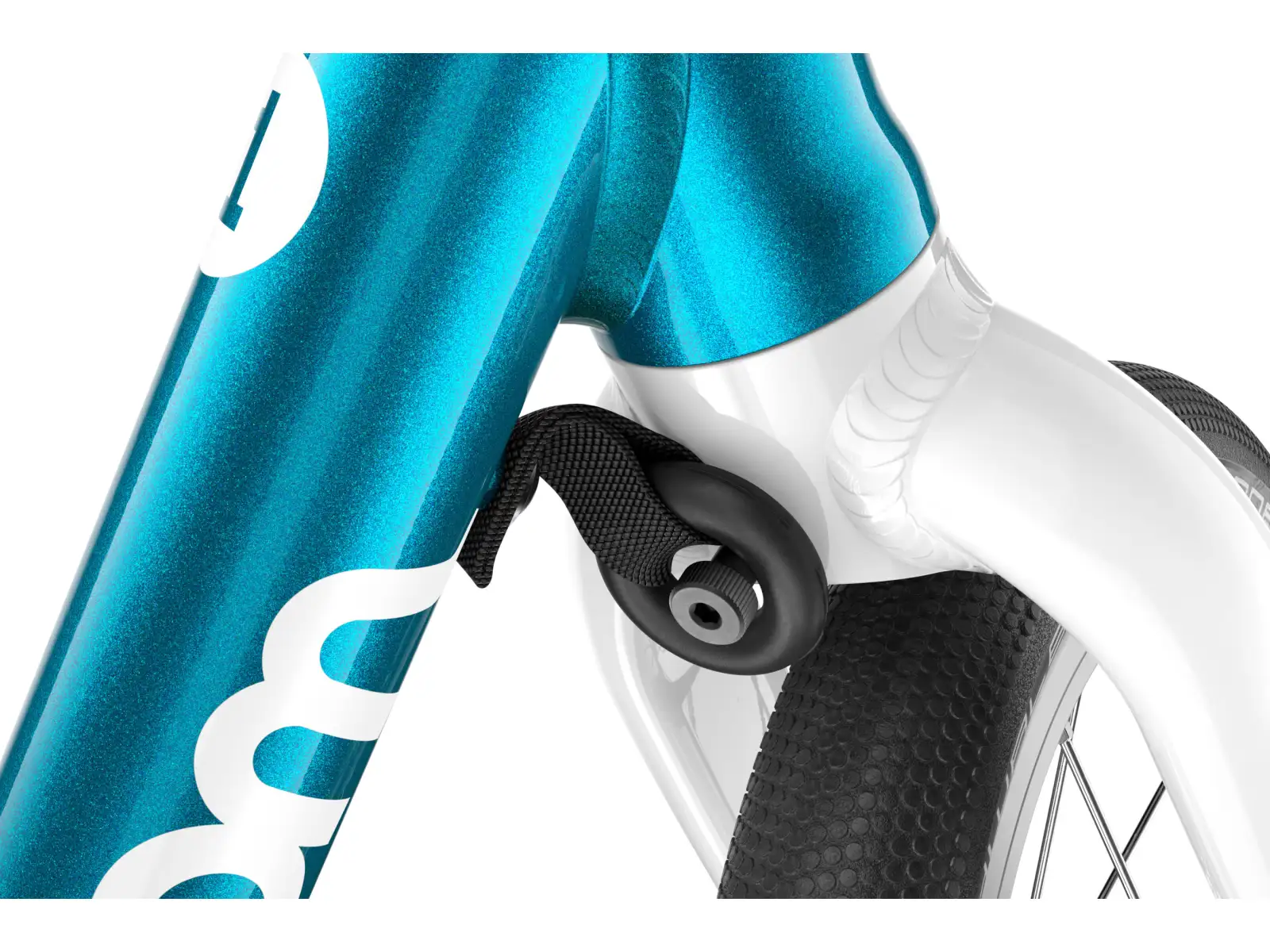 Woom GO 1 children's balance bike 12" Metallic Blue