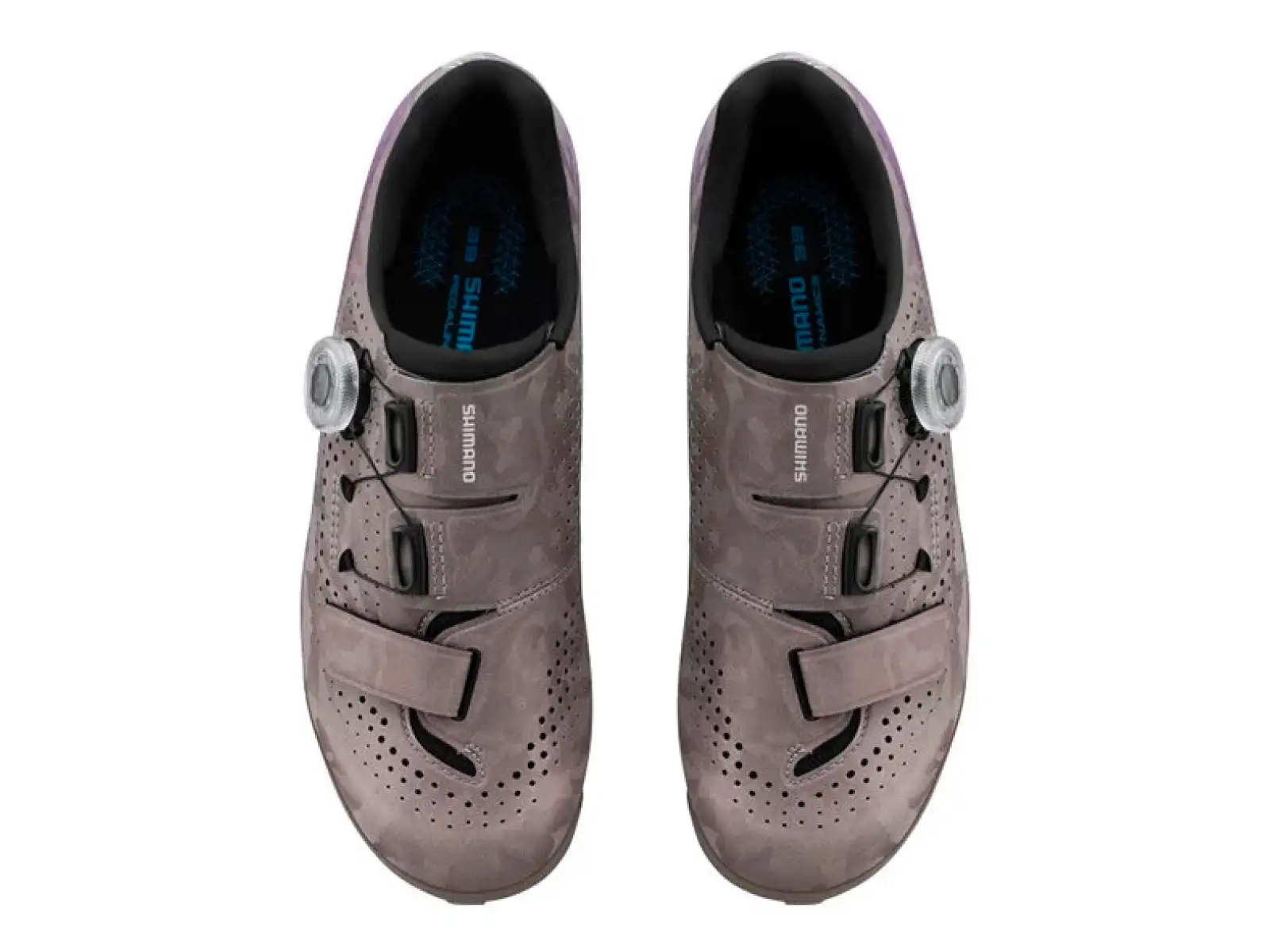 Shimano SH-RX600 women's gravel shoes grey/lilac