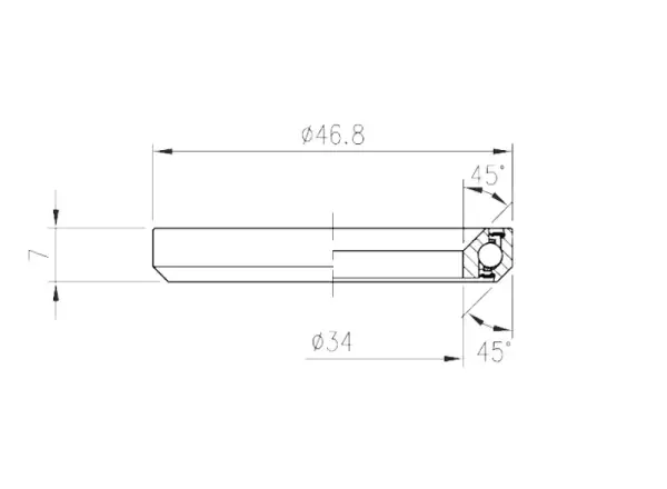 FSA TH-970E (MR168) 1-1/4" bearing