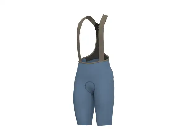 Alé PR-E Master 2.0 men's shorts with pad and braces Steel Blue