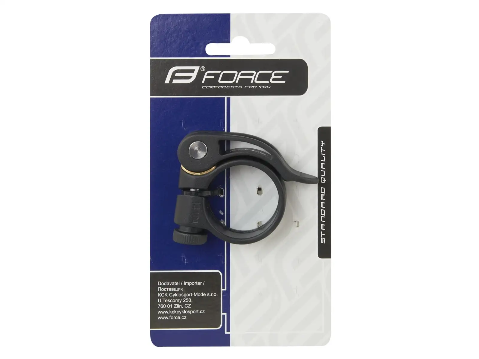 Force C4.4 seatpost collar with quick-release matte black