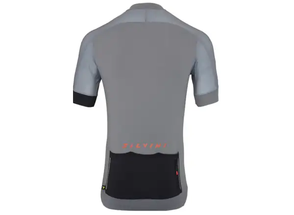 Silvini Carnio men's jersey short sleeve Grey/Black