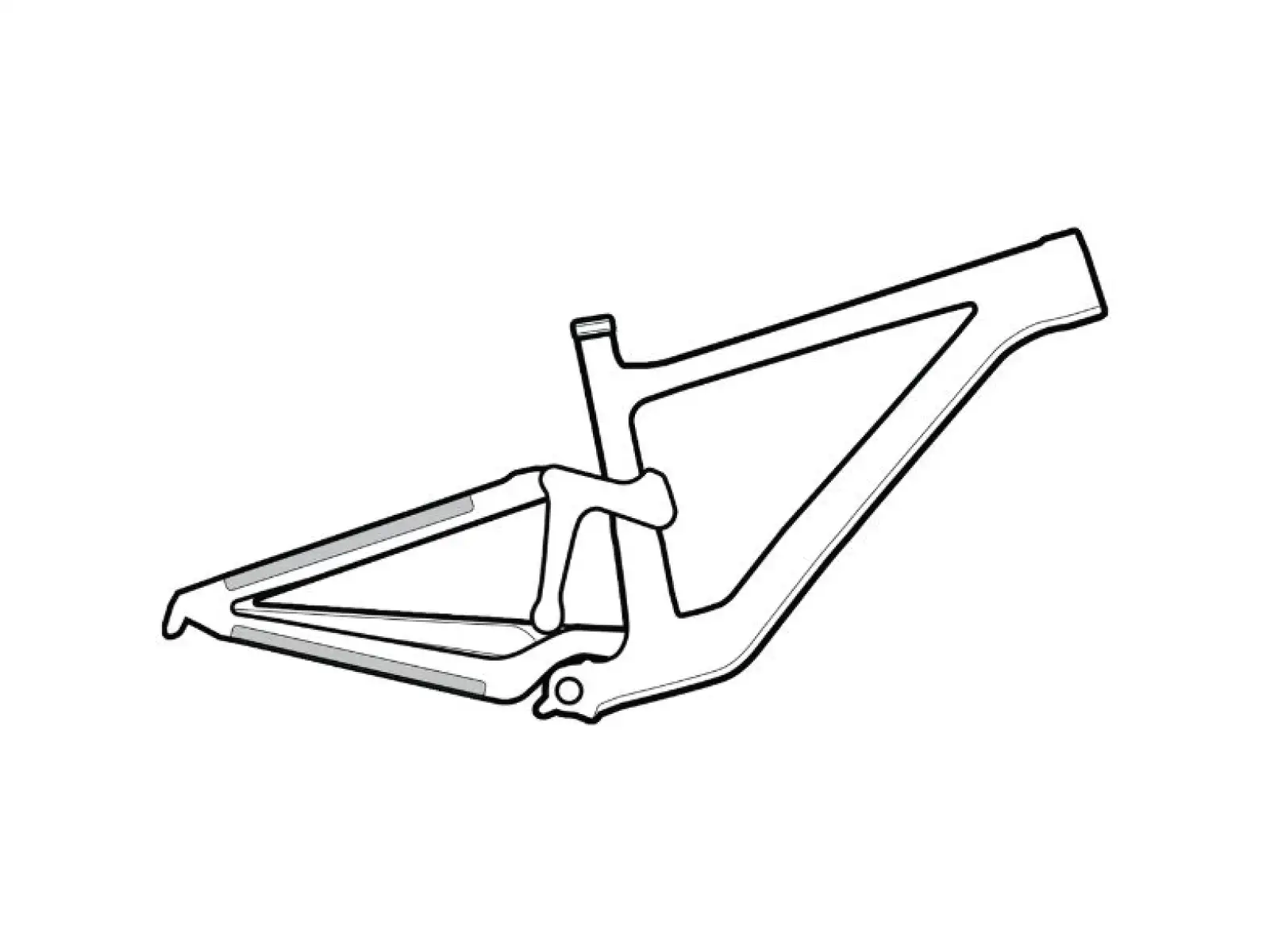Lizard Skins Small Frame Protector Matt Clear