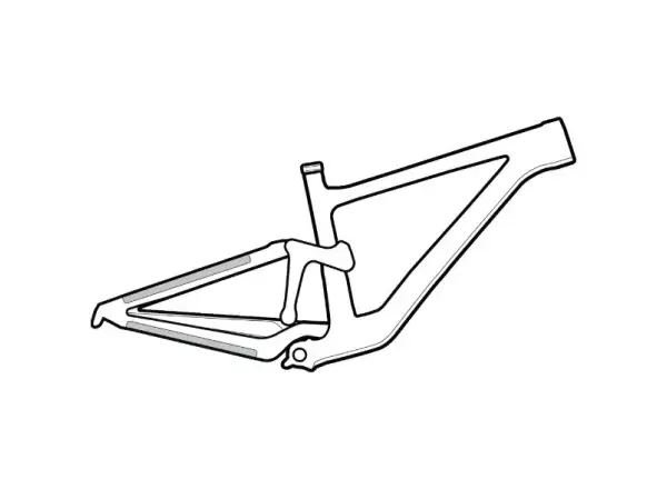 Lizard Skins Small Frame Protector Matt Clear
