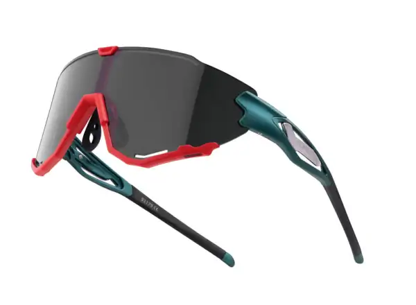 Force Creed glasses petrol/red/black mirror lenses