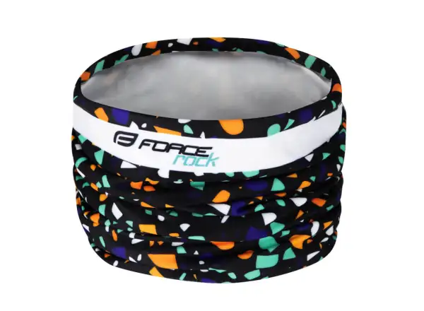 Force Rock scarf spring/autumn black/orange, size Uni