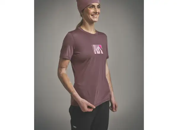 Ortovox 120 Cool Tec Mtn Sun women's T-shirt short sleeve Chestnut