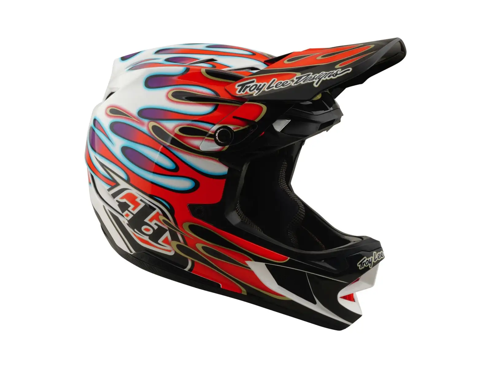 Troy Lee Desing D4 Composite Mips helmet White/Red