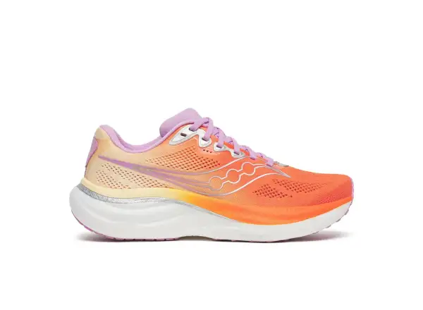Saucony Ride 19 women's running shoes Fire/Orchid