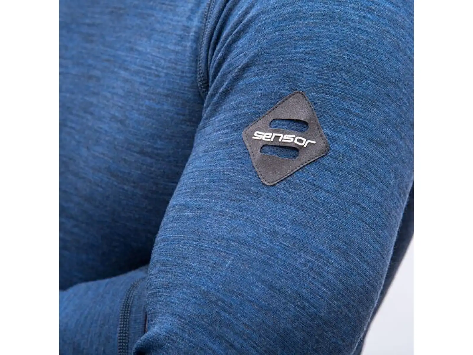 Sensor Merino Bold men's long sleeve shirt Cool Blue