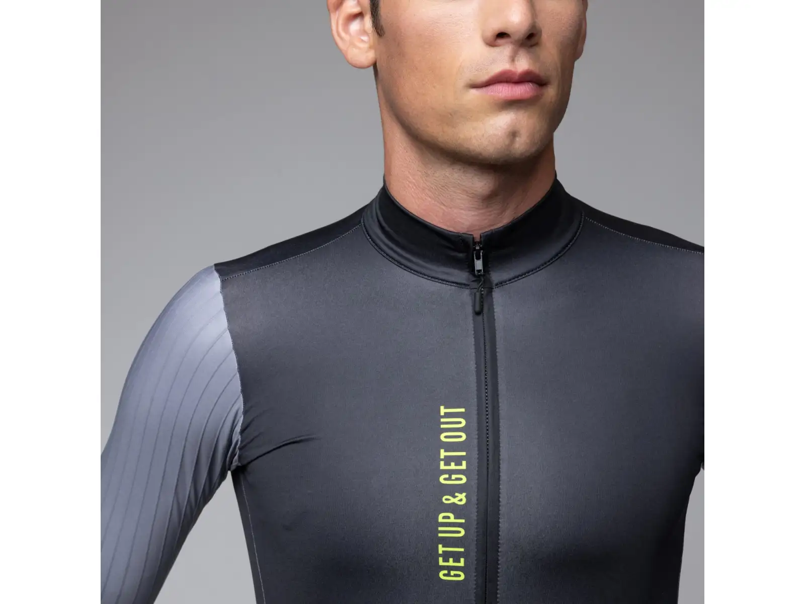Alé PR-E Follow Me men's insulated long sleeve jersey Black