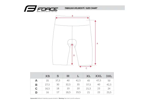 Force Victory women's shorts with insert black