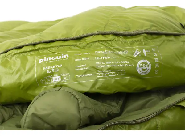Pinguin Magma 630 Sleeping Bag -12°C 185 cm blue