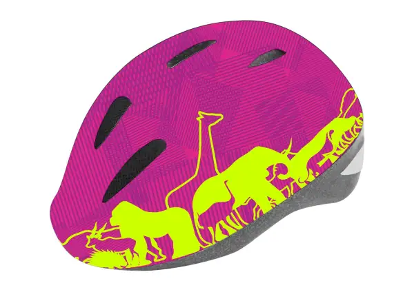 Force Fun Animals children's helmet fluo/pink