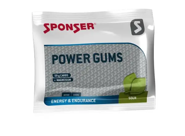 Sponser Power Gums energy gummies Sour 10 pcs 75 g